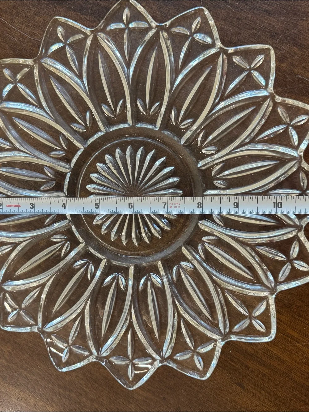 MCM Federal Glass Petal Plate (set of 2)